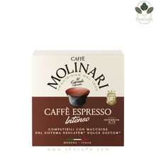 کپسول قهوه دولچه گوستو مولیناری اسپرسو اینتنسو Molinari Espresso Intenso کپسول قهوه دولچه گوستو مولیناری اسپرسو اینتنسو Molinari Espresso Intenso
